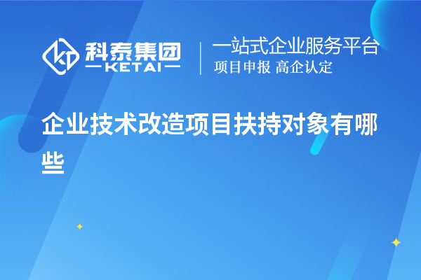 企業(yè)<a href=http://www.snjxsy.cn/fuwu/jishugaizao.html target=_blank class=infotextkey>技術(shù)改造</a>項目扶持對象有哪些