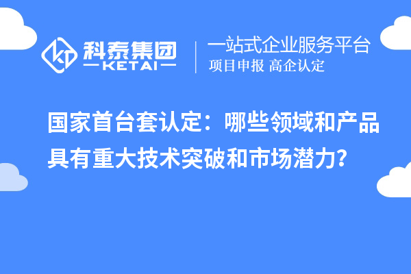 國家首臺套認(rèn)定：哪些領(lǐng)域和產(chǎn)品具有重大技術(shù)突破和市場潛力？