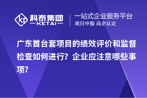 廣東<a href=http://www.snjxsy.cn/stt/ target=_blank class=infotextkey>首臺(tái)套</a>項(xiàng)目的績效評(píng)價(jià)和監(jiān)督檢查如何進(jìn)行？企業(yè)應(yīng)注意哪些事項(xiàng)？