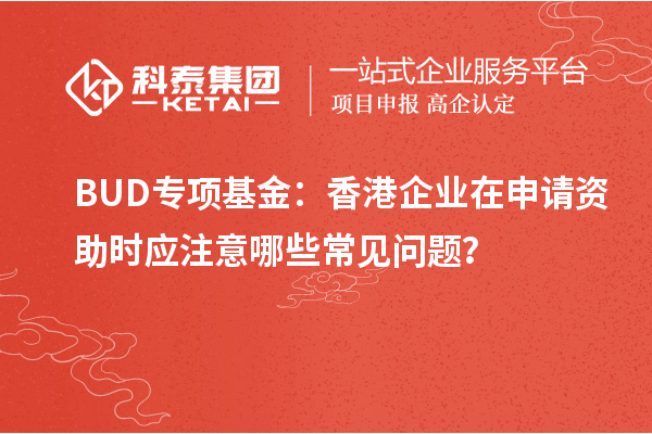 BUD專項基金：香港企業(yè)在申請資助時應注意哪些常見問題？