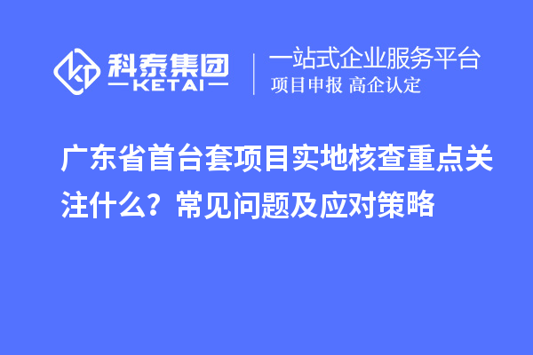 廣東省首臺套項目實地核查重點關(guān)注什么？常見問題及應(yīng)對策略