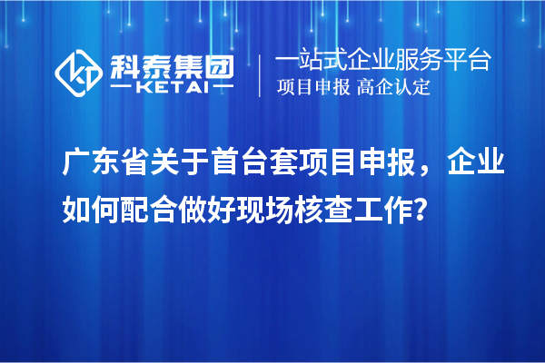 廣東省關(guān)于首臺套項目申報，企業(yè)如何配合做好現(xiàn)場核查工作？